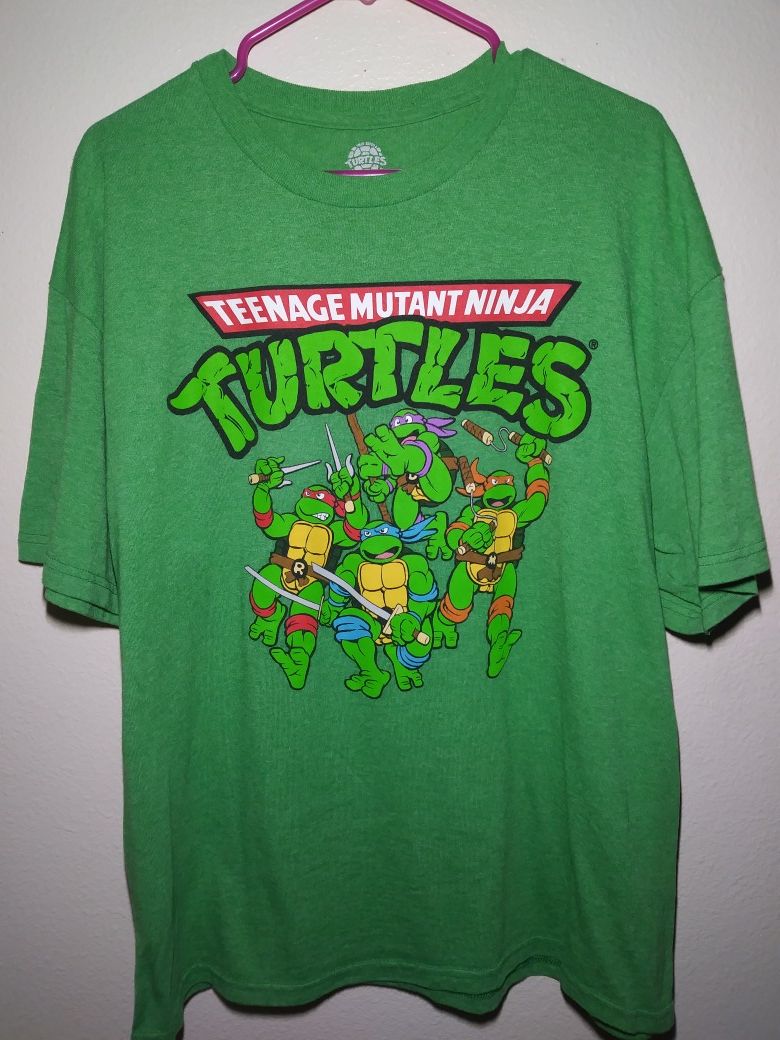 Green ninja turtles tee Mens XL
