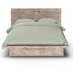 Restoration Hardware Reclaimed Russian Oak Platform Bed Frame - California King - Good Condition