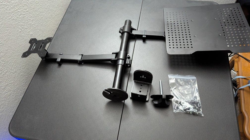 Monitor Stand, With The Laptop Platform