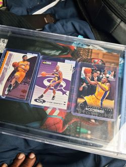 Kobe Bryant Basketball Cards Lot of 3