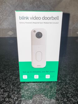 Blink Video Doorbell - White
