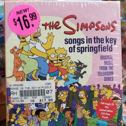 Songs in the Key of Springfield CD & Limited Edition 250 Pc Puzzle The Simpsons