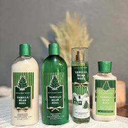 Bath & Body Works Vanilla Bean Noel Set Of 3 