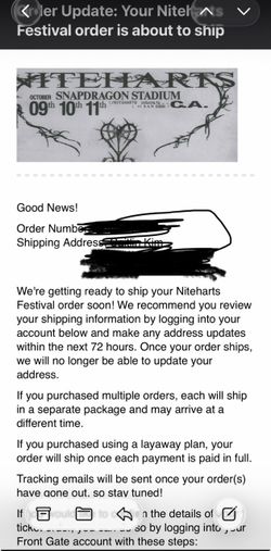 Niteharts Saturday GA (2) wristbands