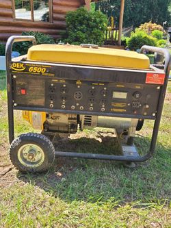 Generator DEK 6500 watt