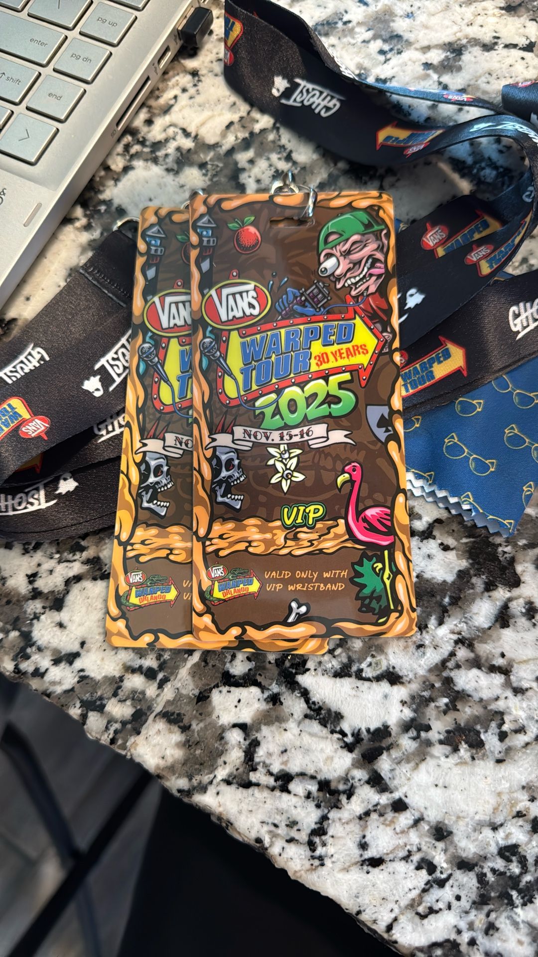 2 Warp Tour VIP Tickets