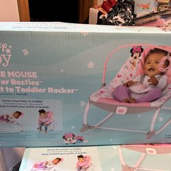 Brand New Minnie Mouse Baby Bouncer
