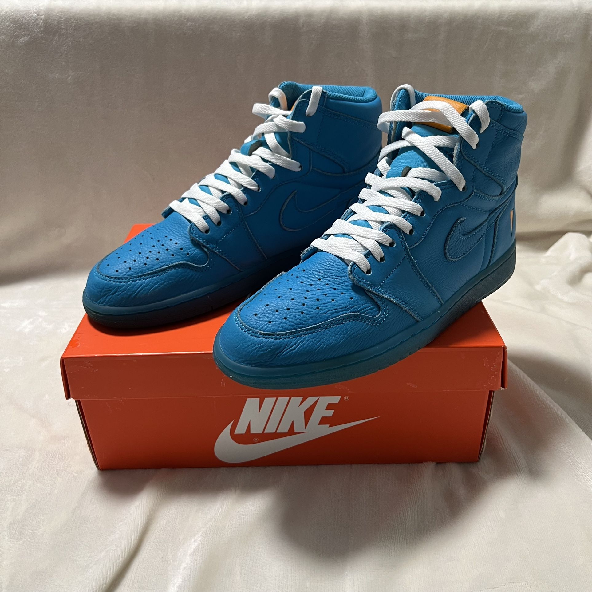 Nike Air Jordan Retro High Blue Lagoon Gatorade Cool Blue Size