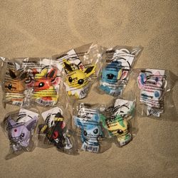 Eeveelution Pokemon Dolls Keychain FULL SET OF 9