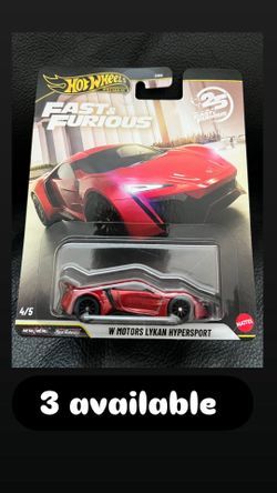 Hot wheels w motors lykan hyper sport