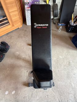 Iron master weight bench