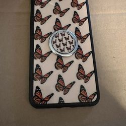 iPhone 8 Plus Butterfly Case With Ring Holder