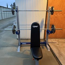 Olympic Weight Bench / Squat Rack 