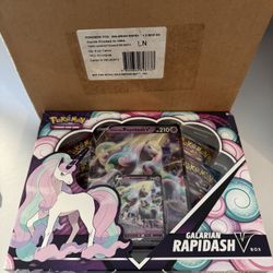 Pokémon Sword & Shield Galarian Rapidash V Box