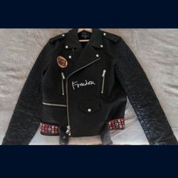 Culture Of Individuality Jimi Hendrix Faux Leather  Jacket.