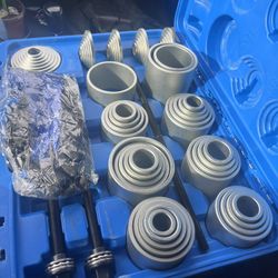 40 Piece Push-Pull Socket Kit Repair Tool Auto Maintenance with Storage Box Bushing Removal Insert Set