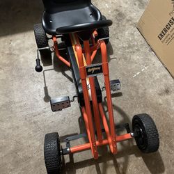 Pedal Go Kart With Hand Brakes And Adjustable Seat