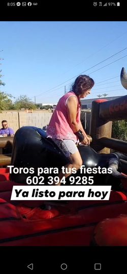 🍰🎂🥂🍷🍸PARTY TIME 🍸🍷🥂🎂🍰🍺 Toros mecanicos, brinca brincas, mesas sillas, waterslides,  coolers disponibles Para todas sus fiestas y reuniones 