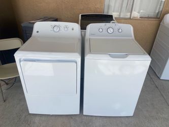 Gas dryer GE and washer Hotpoint 60 days of warranty free delivery and installation