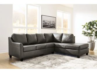 Valderno Fog 2pc Sectional Sofa w/ Chaise (Online Special Price)