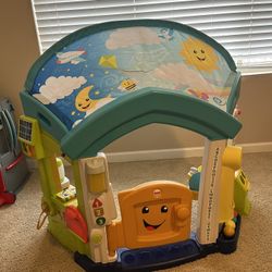 Fisher Price Laugh & Learn Smart Learning Play House With Kitchen, Door, Lights And Music