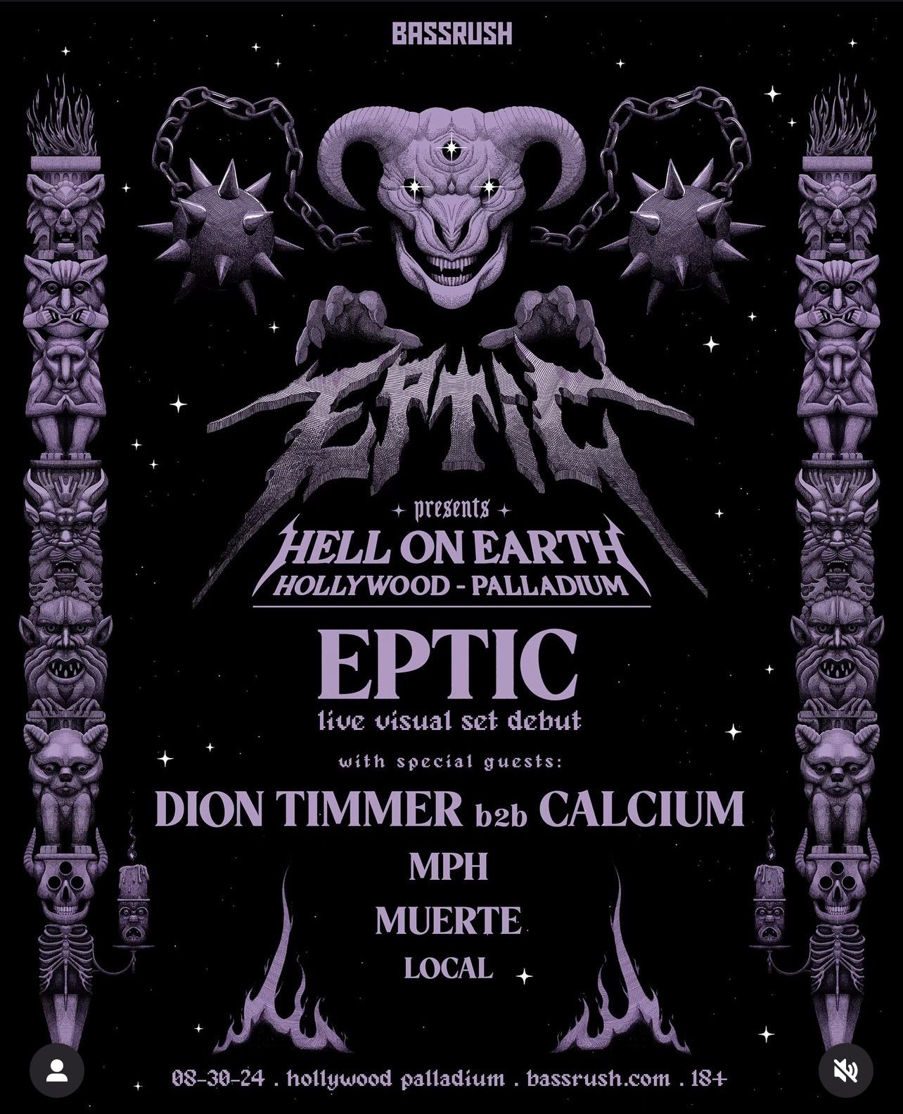 Eptic 8/30 Show @ Hollywood Palladium