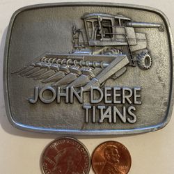 Vintage 1978 John Deere Titans Belt Buckle