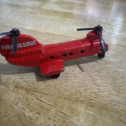 1/200 Scale Boeing CH-46 Sea Knight Fire Rescue Diecast Helicopter Suntoys 6007