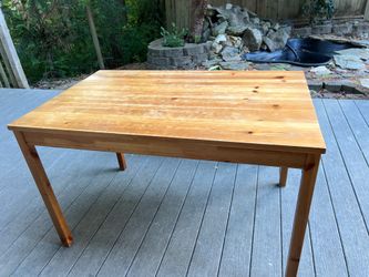 Wood table