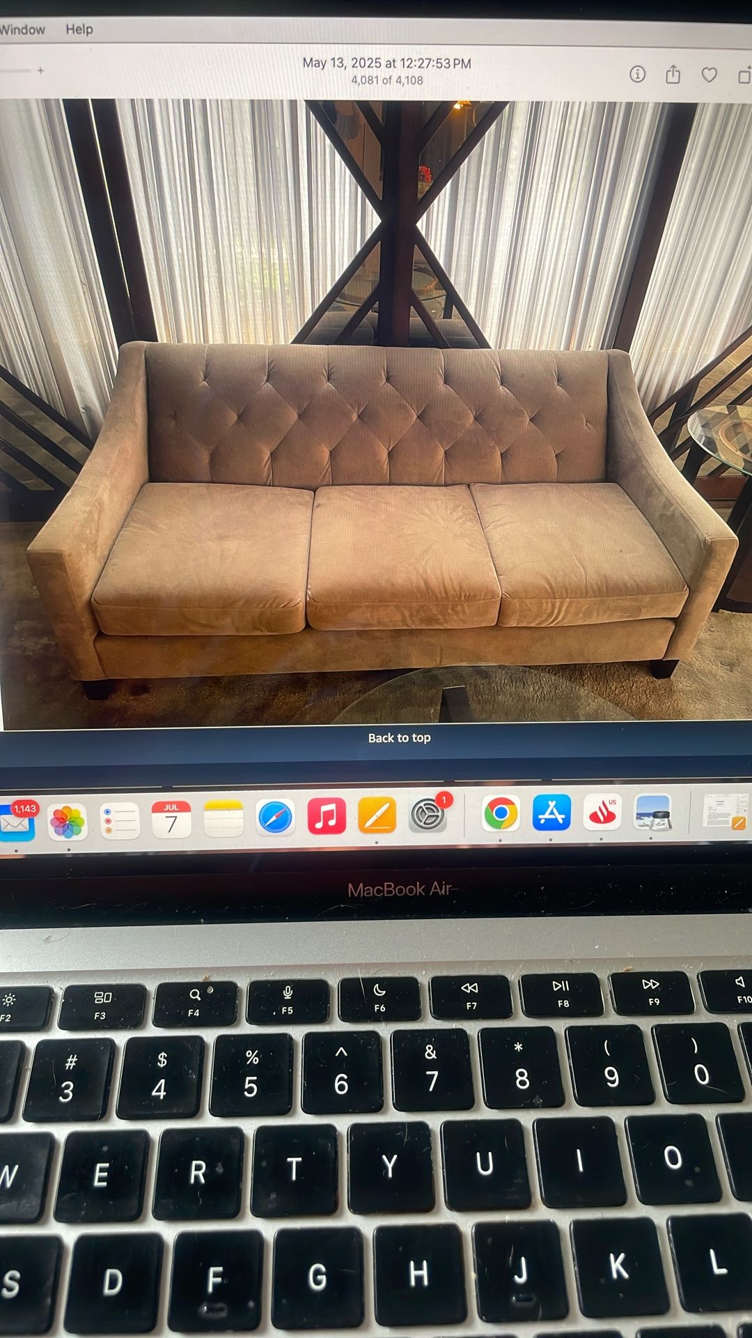 Free Grey Clean Comfortable Couch