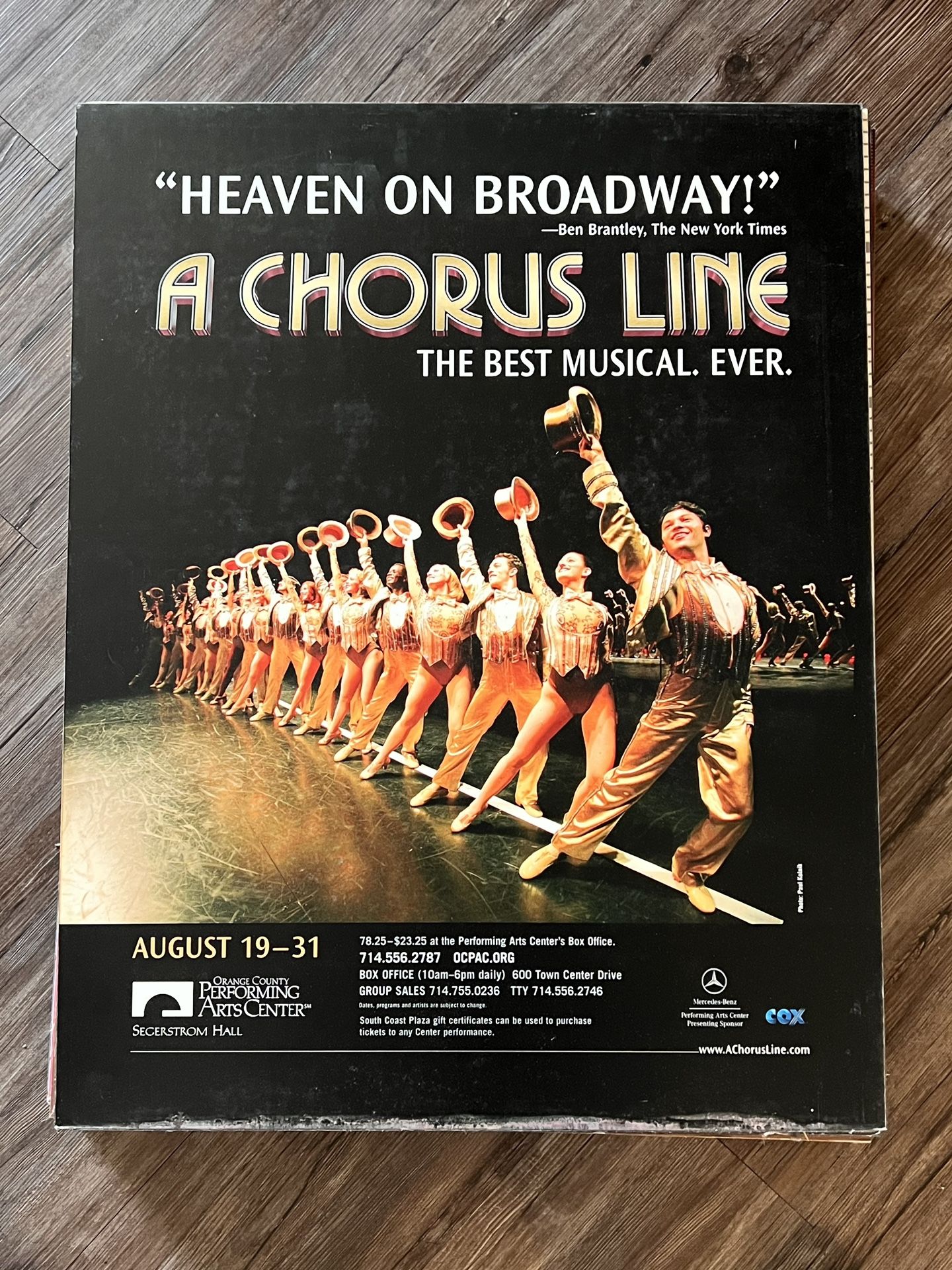 Broadway Musical Posters – Segerstrom / OCPAC Display Posters