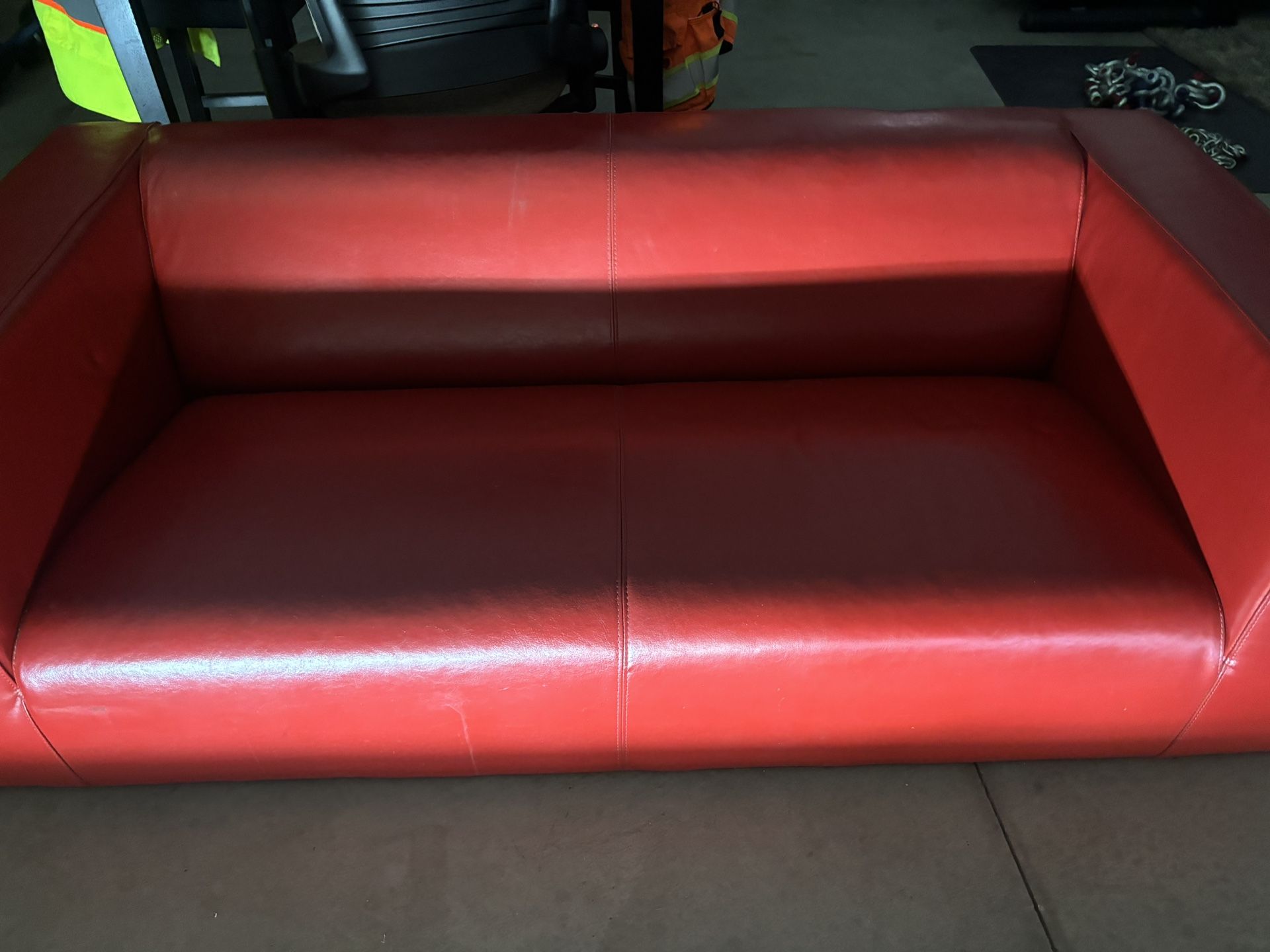 Red couch