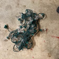 Christmas Lights. White.