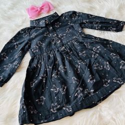 Just One You By Carter's Unicorn Dress w/ Headband *9 Months 