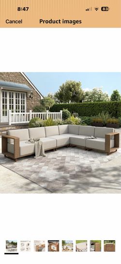 Outdoor sectional new in hox