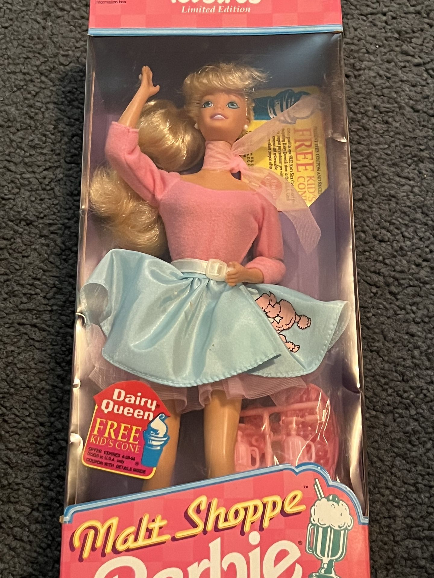 Barbie Malt Shoppe 1992 Limited Edition Doll for Sale in Prescott