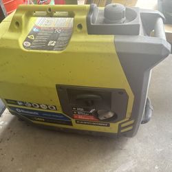 Ryobi Generator. Gas. Easy Start. 