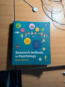 Research Methods in Psychology (4th edition) - Beth Morling