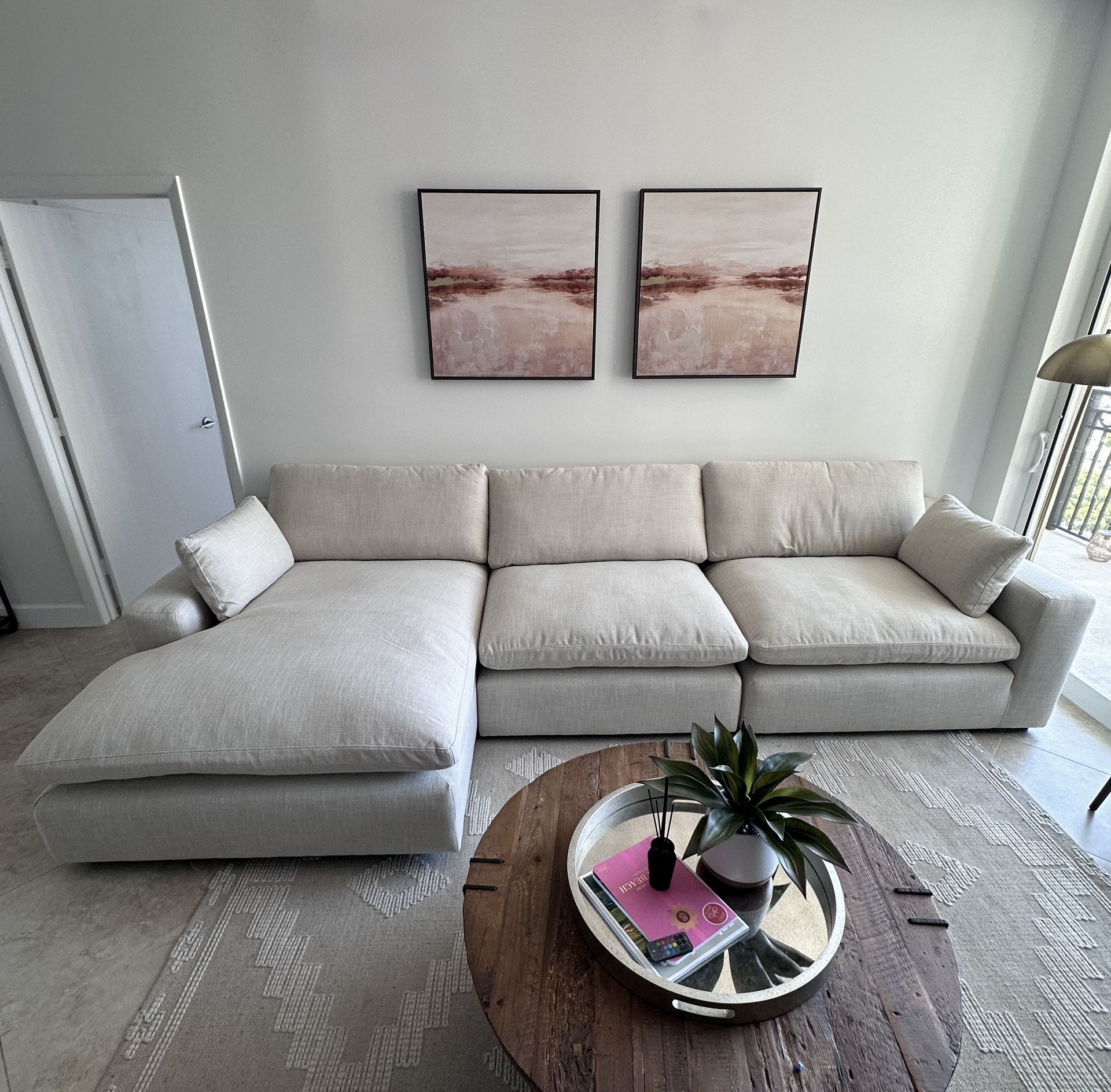 Linen Cloud Sofa