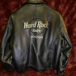 Hard Rock Cafe Leather Jacket - London