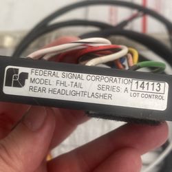 Federal Signal Rear Headlight Flasher