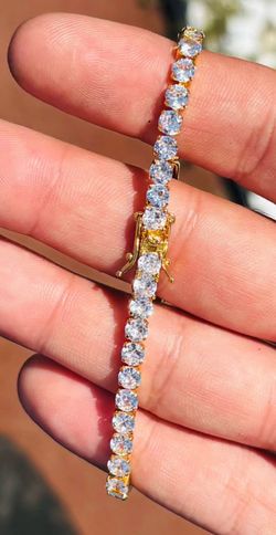 Tennis bracelet VVS1 Moissanite - cute grade- D