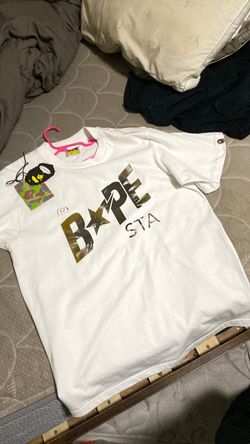 White bape T-shirt