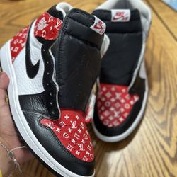Custom Jordan 1 LV Size 10.5