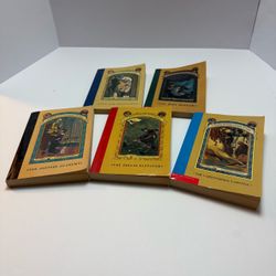 A Series of Unfortunate Events Books Lot (5 Books)
