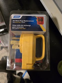 Camco Male Replacement Plug 50 Amp