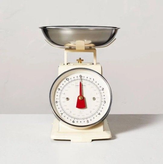 Hearth & Hand with Magnolia 11lb Stainless Steel Kitchen Scale in Ivory FACTORY SEALED