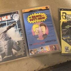 PSP Baseball, midway Games & Beavis & butthead Show 