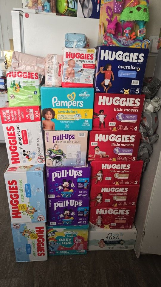 HUGGIES, PAMPERS, LUVS