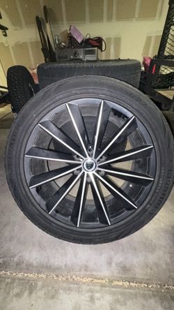 22" wheels and tires